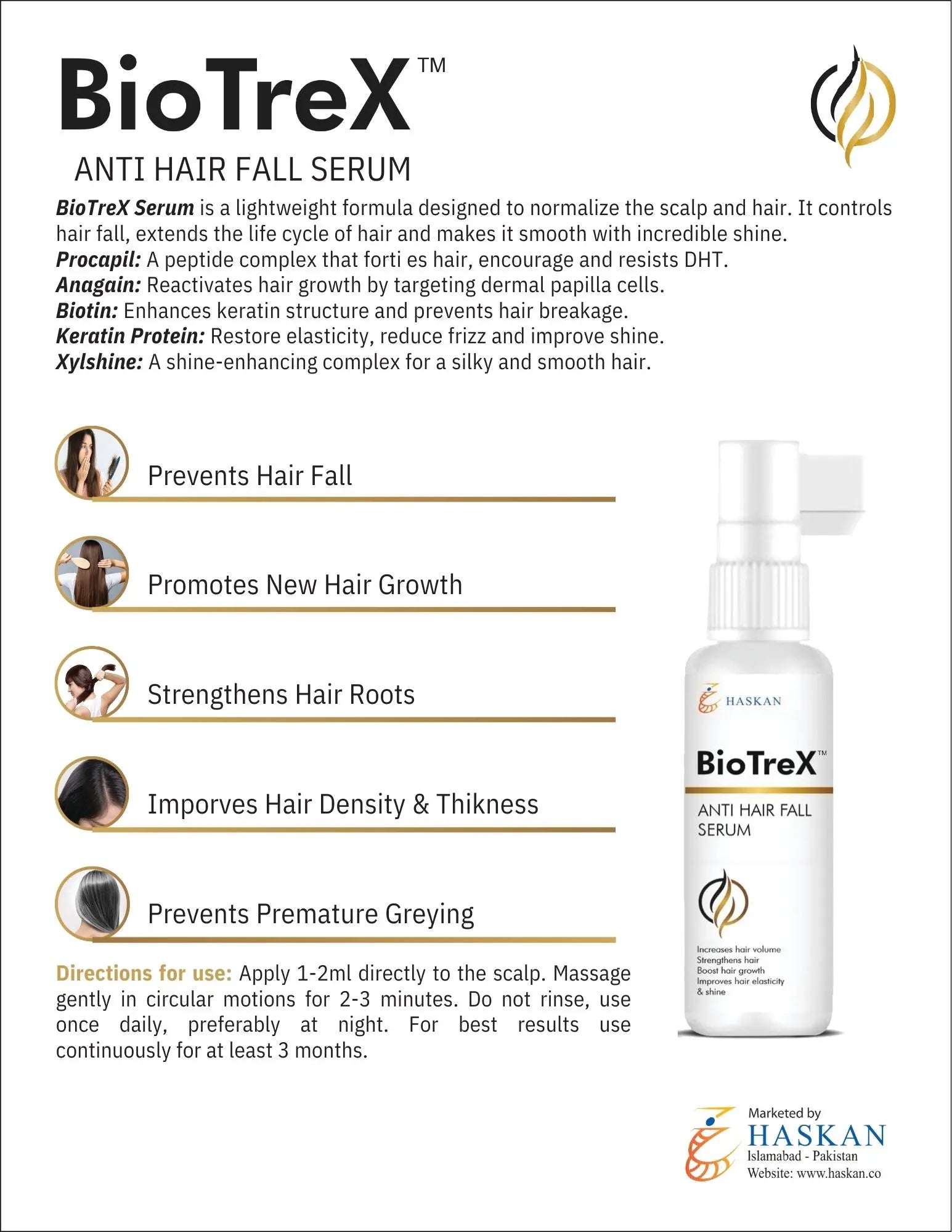 BioTreX Anti Hair Fall Serum