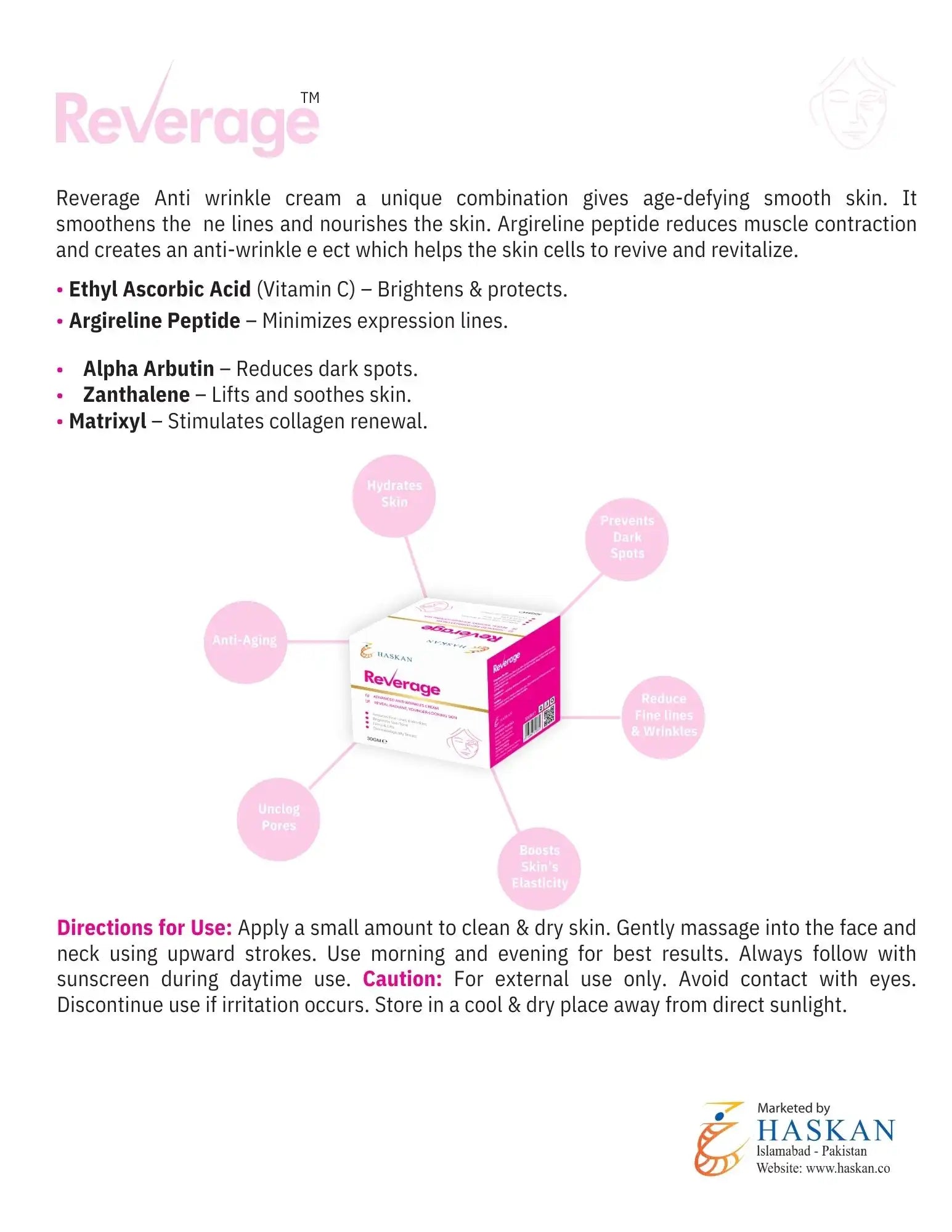 Reverage Advanced Anti-Wrinkle Cream