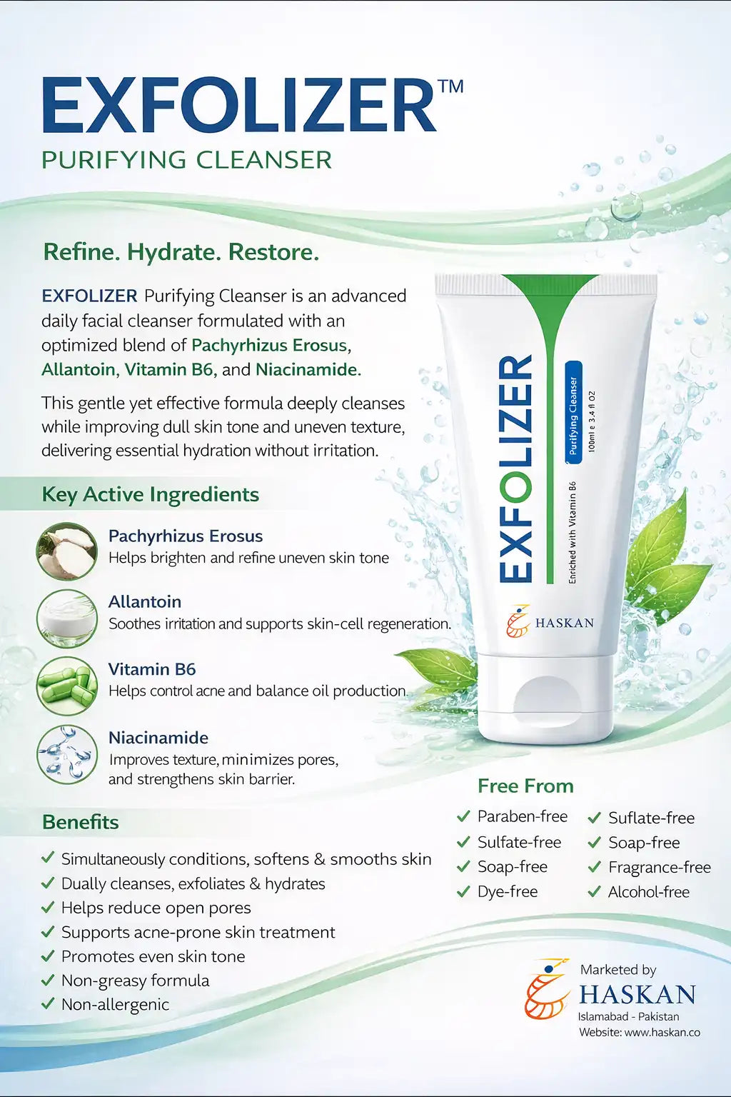 EXFOLIZER Purifying Cleanser